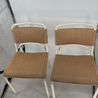 Open Box: Sydney Outdoor Stacking Dining Chair, Set of 2 - Light Bamboo, Seashore