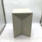 Open Box: Zayden Indoor/Outdoor Side Table (12.8"SQ x 19.5"H) - White