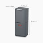 Joseph &amp; Joseph Totem Compact Waste &amp; Recycling Bin (10.6 Gallon)
