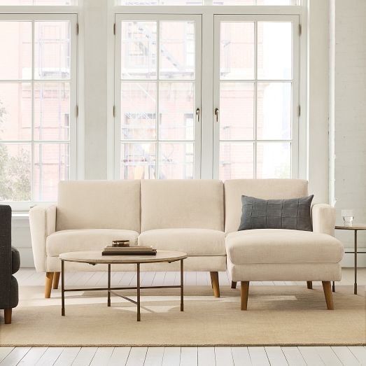 Oliver 2-Piece Chaise Sectional (79") by West Elm