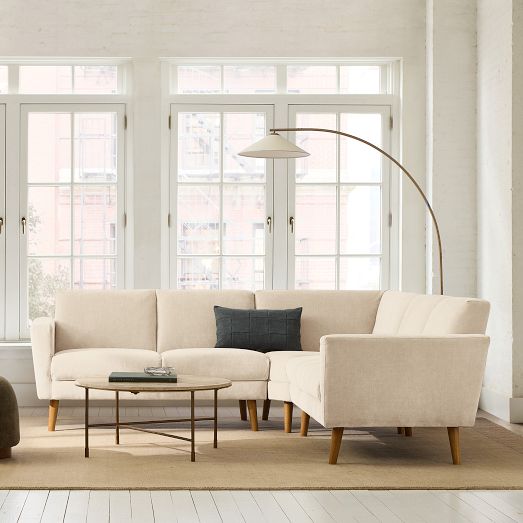 Oliver 3-Piece L-Shaped Sectional (84.5") by West Elm