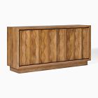 Carved Pattern Solid Wood Buffet (72")