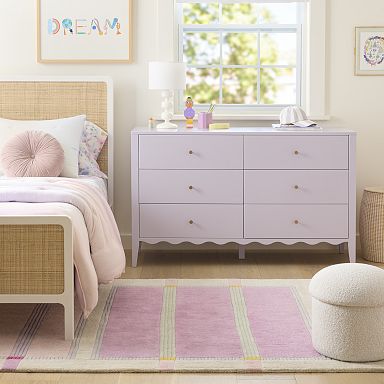 purple dresser Moody Maximalist Colorshift or bedroom Transforming a Dresser with Purple