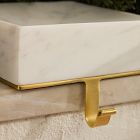 Faceted Stone Stocking Holder