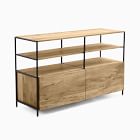 Industrial Solid Wood Modular Media Console (49")