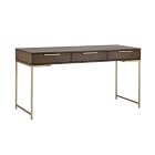 Slim Leg 3-Drawer Desk (59")