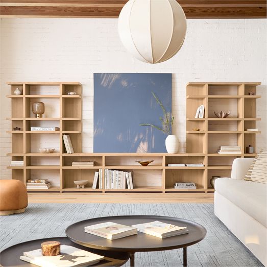 Wallace Modular Media Set (148"-168") by West Elm