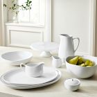 Organic Shaped Porcelain 13" Large Serving Bowl
