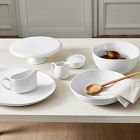 Organic Shaped Porcelain 13" Large Serving Bowl