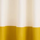 Colorblock Canvas Shower Curtain