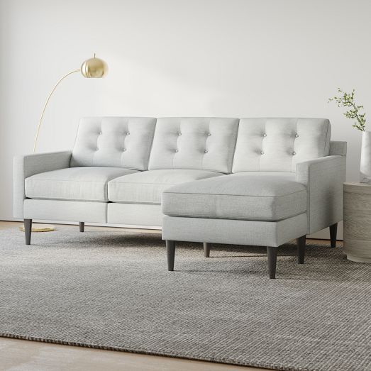 Drake 2-Piece Reversible Sectional (86") by West Elm