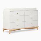 Sydney 6-Drawer Wide Dresser with Removable Topper (56")
