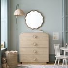 Kids Statement Knob Narrow 4-Drawer Dresser (36")