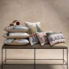 Nicole Cicak Holiday Ice Skaters Pillow Cover