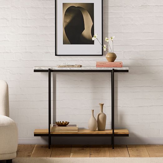 Pierce Marble Console (35") by West Elm