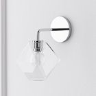 Sculptural Faceted Sconce (5.5"&ndash;7")