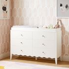 Daisy 6-Drawer Wide Dresser with Removable Topper (55")