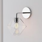 Sculptural Faceted Sconce (5.5"&ndash;7")