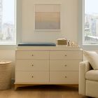 Sydney 6-Drawer Wide Dresser with Removable Topper (56")