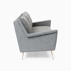 Carlo Mid-Century Sofa - Metal Legs (77.5")