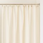 Colorblock Canvas Shower Curtain
