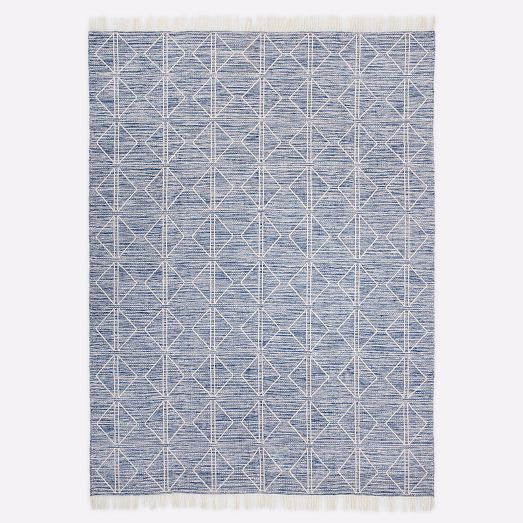 Reflected Diamonds Outdoor Performance Rug by West Elm