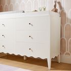 Daisy 6-Drawer Wide Dresser with Removable Topper (55")