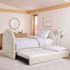 Elora Arched Upholstered Daybed w/ Trundle