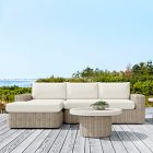 Westport Wicker Outdoor 2-Piece Chaise Sectional (105")