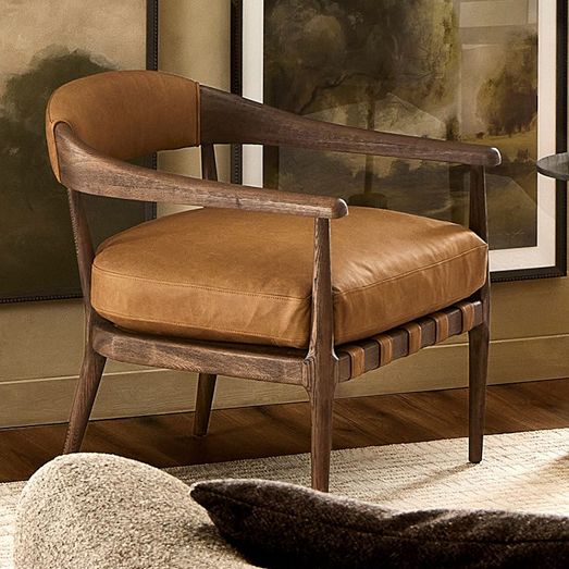Eldert Leather Chair by West Elm