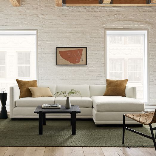 Pembroke 2-Piece Chaise Sectional (105") by West Elm