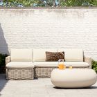 Westport Wicker Slim Profile Outdoor 2-Piece Chaise Sectional (91.5")