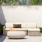 Westport Wicker Slim Profile Outdoor 2-Piece Chaise Sectional (91.5")