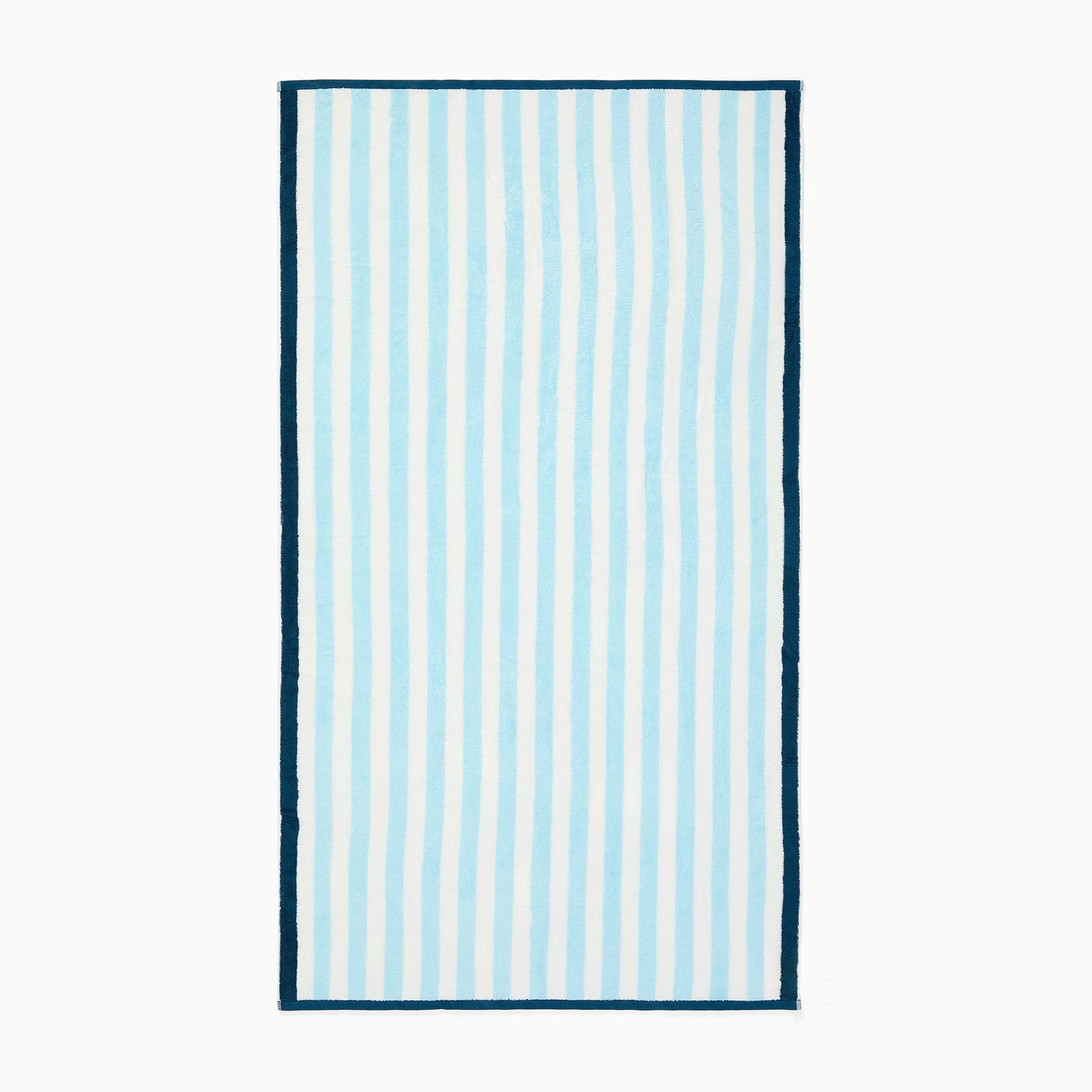 Biarritz Woven Stripe Beach Towel - 40"x70", Light Blue