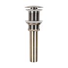 Open Box: Push Style Pop-Up Drain - Antique Brass