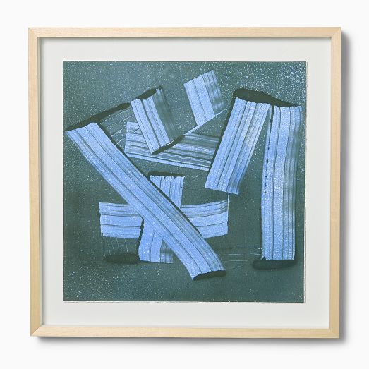 Swipes of Blue Wall Art by West Elm