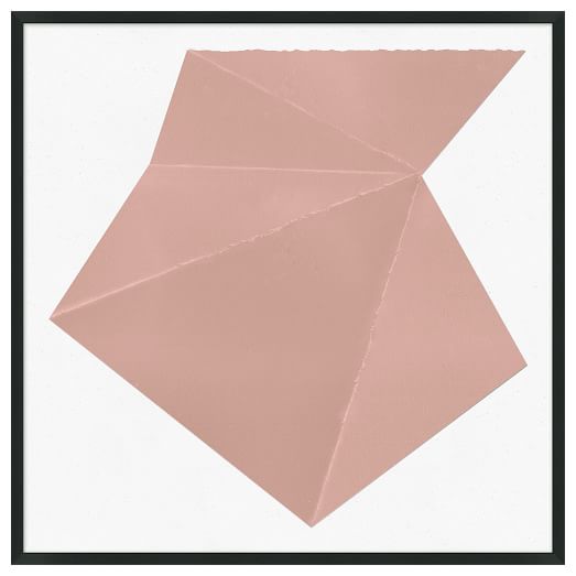 Folded Flash Paper II Framed Wall Art by West Elm