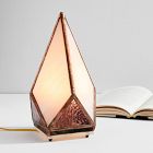Friend of All Small Tabletop Greta Lamp - Rose Quartz (10")