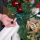 Green Banister-Protecting Garland Ties (Set of 3)
