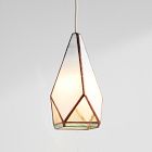 Friend of All Small Hanging Greta Lamp - White Mint (6")