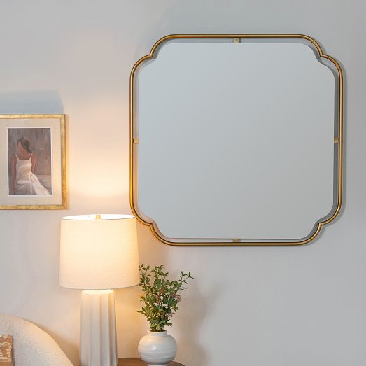 Floating Frame Wall Mirror by West Elm