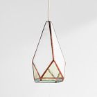 Friend of All Small Hanging Greta Lamp - White Mint (6")