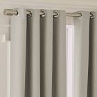 Open Box: European Flax Linen Blackout Curtain with Grommets (48"W x 96"L) - Warm Gray Melange