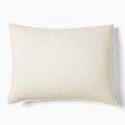 Open Box: European Linen Pom Pom, Standard Sham - Alabaster