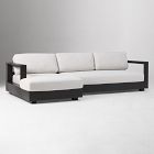 Telluride Aluminum Outdoor 2-Piece Chaise Sectional Protective Covers