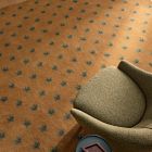 Pierce &amp; Ward Tossed Clover Wool Rug