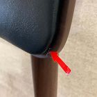 Open Box: Sadove Bar Stool (30.5") - Walnut, Jet
