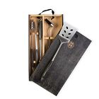 Open Box: Schmidt Brothers 4-Piece Grill Tool Set - Ash