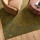 Pierce &amp; Ward Vine Border Wool Rug