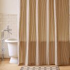 Pierce &amp; Ward Woven Dash Stripe Shower Curtain